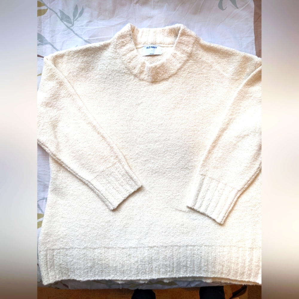 Worn Once- Off White Old Navy Sweater
